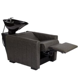 Huggie Electric Recline Wash Lounge - Textured Black