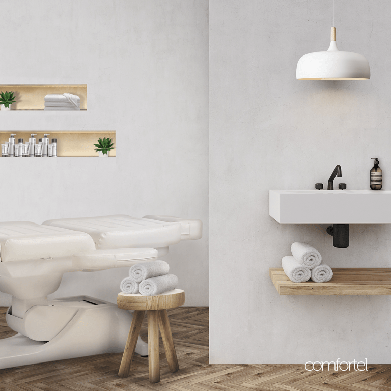 Gemini II Treatment Table White Comfortel