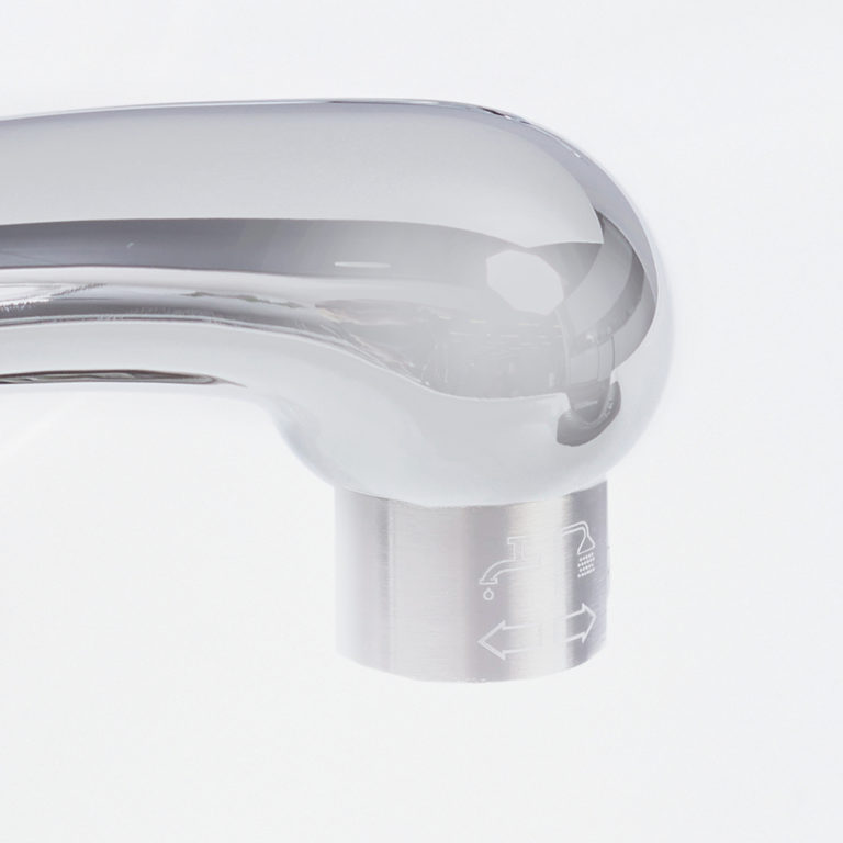 Chrome Flick Mixer Tapset 5L/min for Shampoo Basins Comfortel