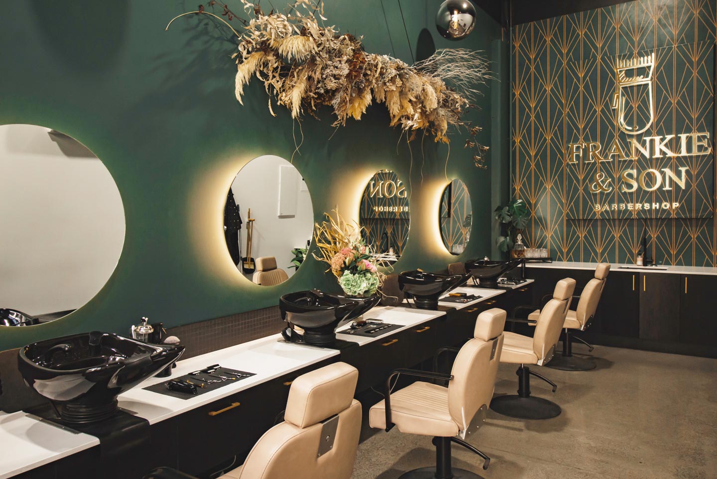 Art Deco Delight: Frankie & Son Barbershop