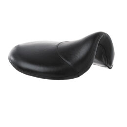 Black Saddle Salon Stool Top