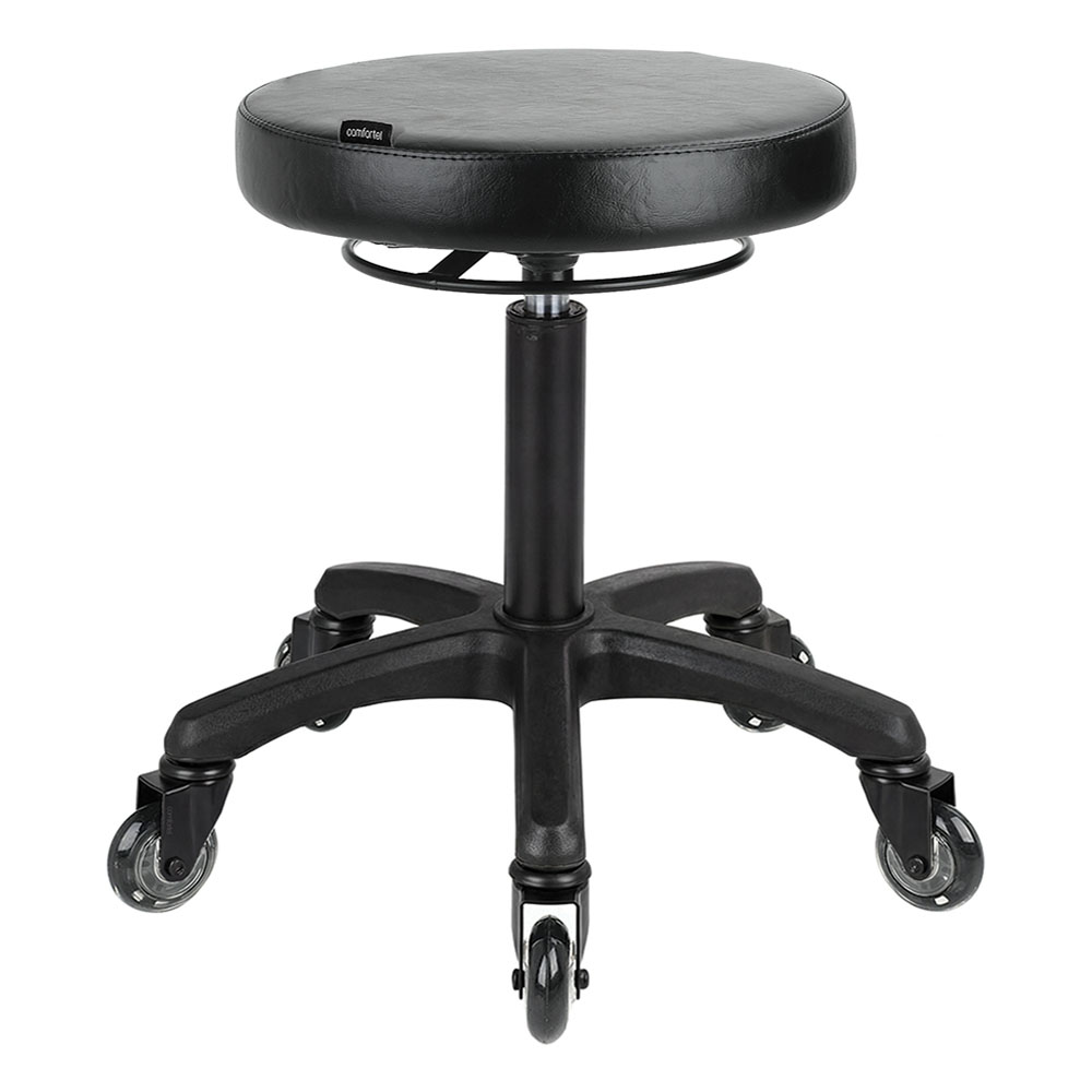 3900 Black Salon Stool Black Base