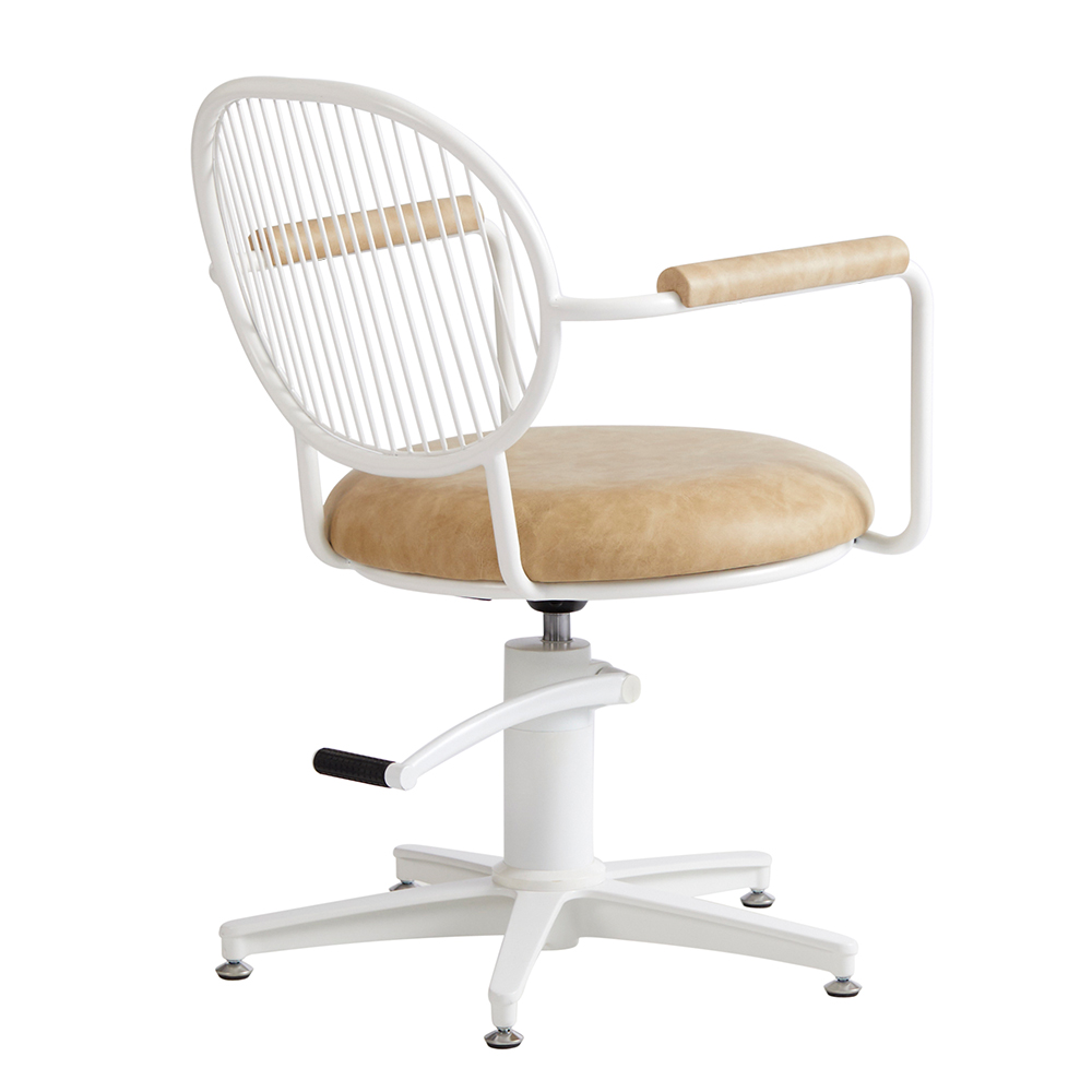 4111 Serena Sand Salon Chair Back Angled copy
