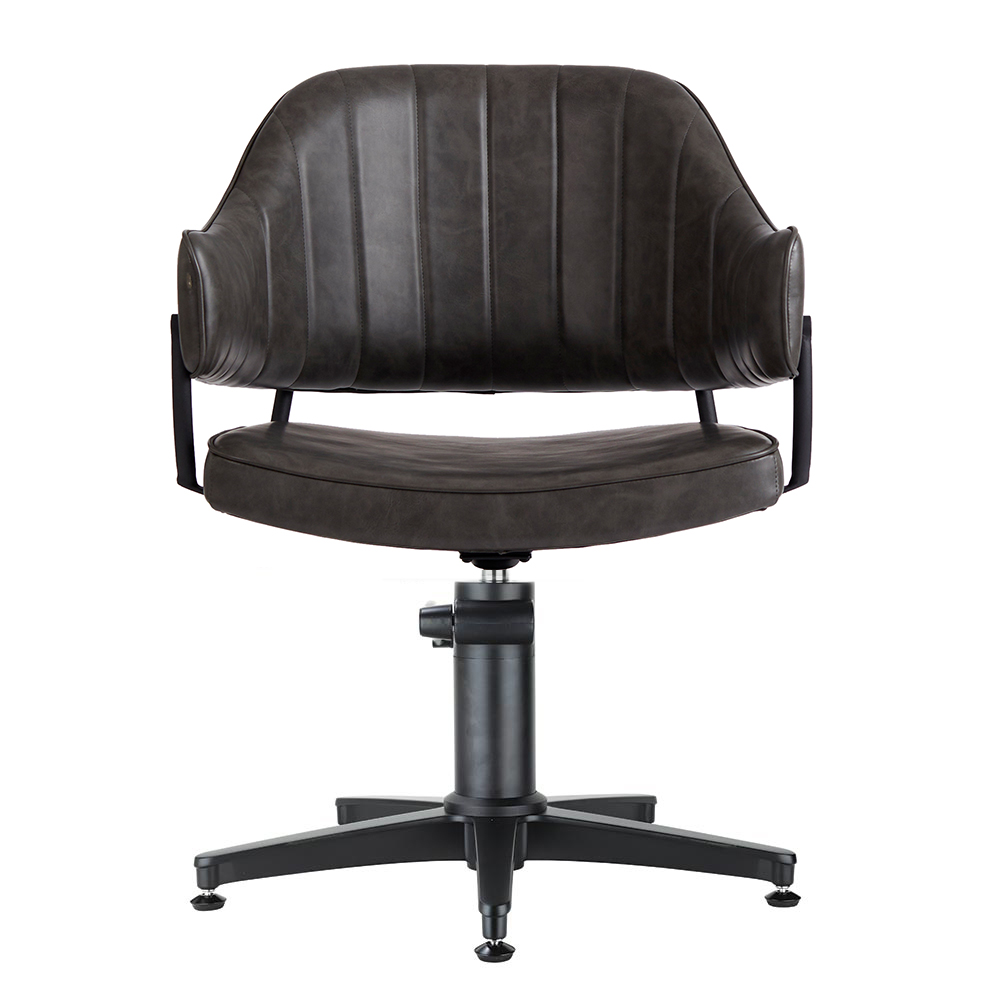 4113 Lexi TB Salon Chair Front Black Base