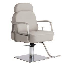 Claudia Reclining Salon Chair Stone