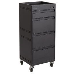 Studio 4 Drawer Trolley II Black