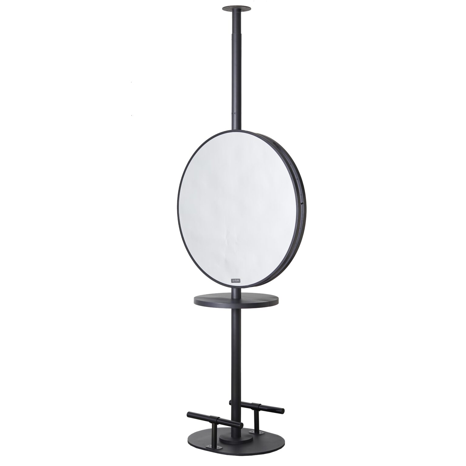 Salon Mirror Pole Joiner Frame Black Comfortel