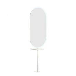 White Pole Joiner II with Oval LED III