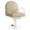 Archie - White E-Lift Electric Salon Chair