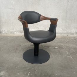 Oakley Midnight Styling Chair Black Hydraulic and Base - Sample