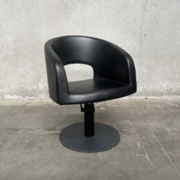 Stacey Black Styling Chair Black Hydraulic and Base - Ex Demo
