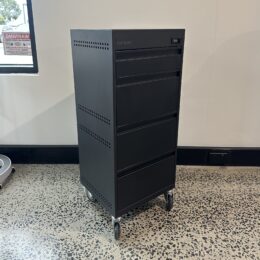 Studio 4 Drawer Trolley II Black - Seconds