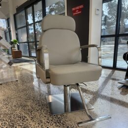 Claudia Stone Reclining Salon Chair - Ex Demo