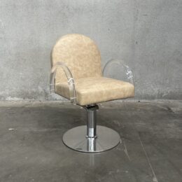 Archie Styling Chair Chrome Hydraulic and Base - Ex Showroom Display